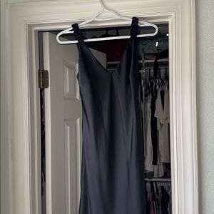 Chic Black Strapless Evening Dress